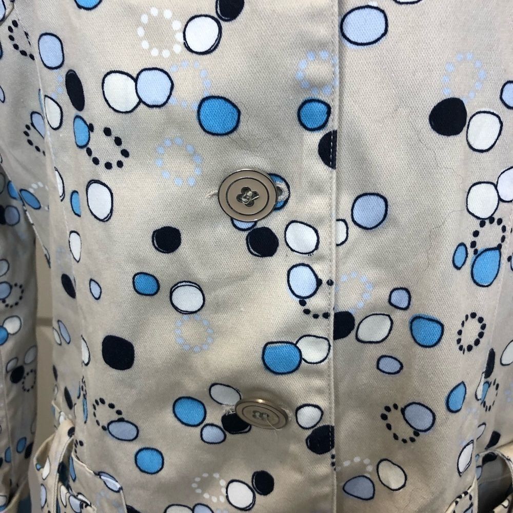 I.e. button down tan trench coat with pockets size large - Picture 4 of 14